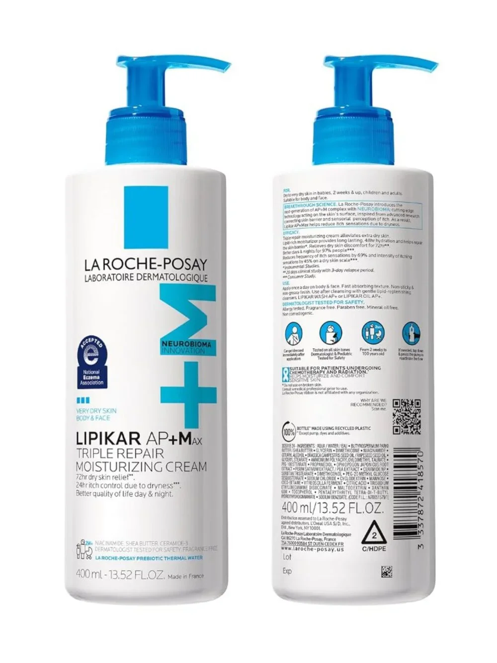 La Roche-Posay Lipikar AP+MAX Triple Repair Moisturizing Body Cream